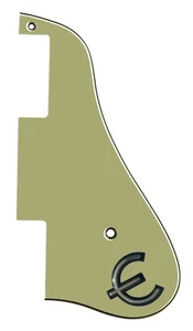 Pickguard For Epiphone ES-339 & E Logo Style Electric Guitar-3-Ply-VINTAGE GREEN - Picture 1 of 5