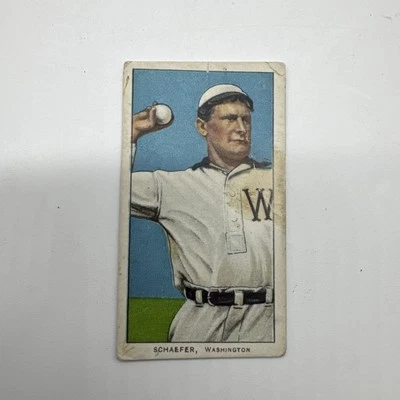 1909-11 T206 Piedmont 350/460 Germany Schaefer #NNO - Washington Senators - Image 1 of 4