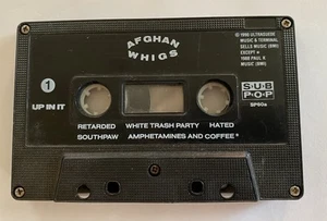 Afghan Whigs- Up In It Cassette Tape Only. No J-Card. 1990 Sub Pop. - Imagen 1 de 3