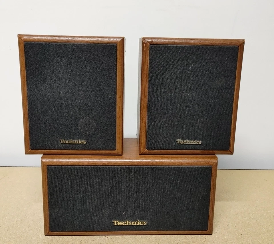 Juego de 3 altavoces de estantería Technics vintage SB-C35 100W SB-S35 70W EN MUY BUEN ESTADO Foto 1 de 4