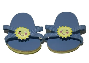 AMERICAN GIRL BITTY BABY SANDALEN BLAU VON 1996 BEACH SET VINTAGE - Bild 1 von 5