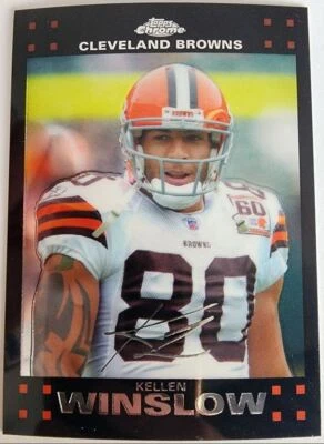 2007 Topps Chrome Refractors Kellen Winslow Cleveland Browns #TC87 - Image 1 of 2