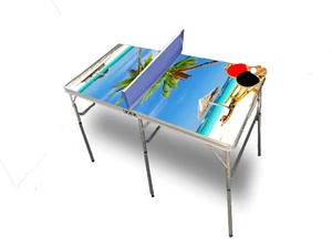 Beach Chair Near Umbrella Portable Tennis Ping Pong Folding Table w/Accessories - Picture 1 of 1