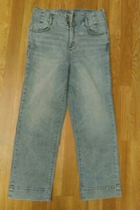 Ann Taylor The Easy Straight Light Wash High Waist w/ Belt Loops Jeans Size 10 - Picture 1 of 11
