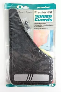 VTG UNIVERSAL Power Flow Splash Guard Mud Flap Premier Fit PAIR Size A USA NOS - Picture 1 of 4