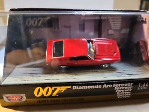 James Bond 007 Diorama Modèle Auto Ford MUSTANG 1:64 Motor Max