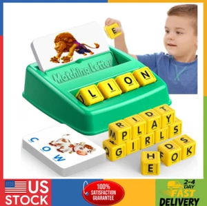 Toys for 3-8 Year Olds Boys Girls, Matching Letter Game Educational Games Green - Picture 1 of 8