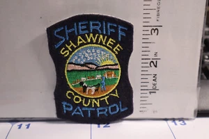police patch   SHAWNEE COUNTY SHERIFF PATROL  KANSAS    FELT NO BORDERS - Picture 1 of 1