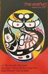 Trey Anastasio (TAB) - Póster de la gira de verano 2001 - De colección 17x11 - LE 365 de 500 - Imagen 1 de 3