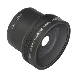 55mm 0.45X 52mm 0.25X Fisheye Wide Angle Lens For Canon Nikon Pentax Camera - Picture 1 of 8