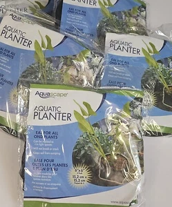 5 X Aquascape Fabric Aquatic Plant Pot 6"x6" 2pk - 10 Total - Picture 1 of 7