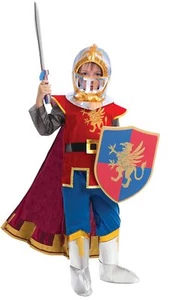 Kids Medieval Knight Costumes 3 STYLES ! Halloween Cosplay Dress up pretend play - Picture 1 of 13