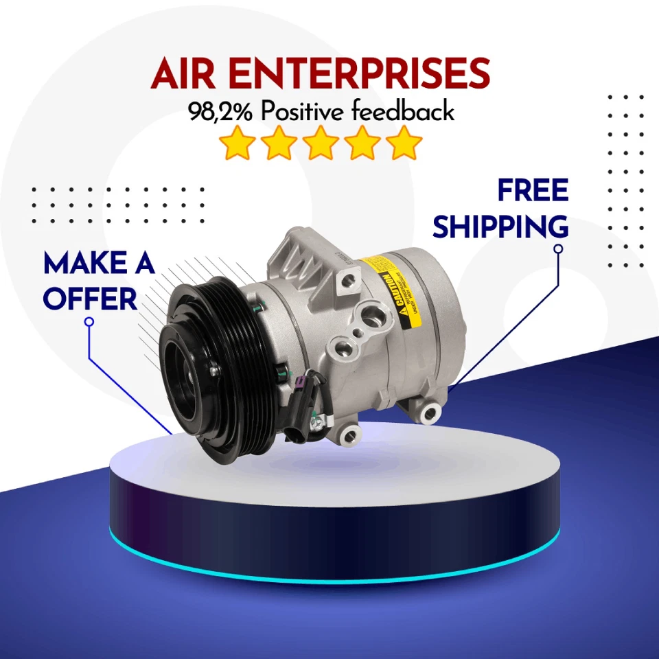 压缩机 A/C Fit 福特 Fusion 2006 - 2012,水星米兰 2006 - 2011 — 第 1/1 张图片