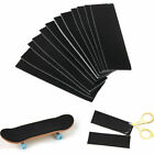 Lot of 12 Wooden Fingerboard Deck Uncut Sandpaper Grip Tape Anti-Slip Stickers