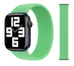 Oryginalna bransoletka Apple Pleided Solo Loop 42/44/45mm rozmiar 10 jasnozielona - Zdjęcie 1 z 1