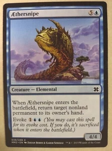 Magic The Gathering MTG "AETHERSNIPE" Modern Masters 2015 Card 039/249 FREE S&H! - Picture 1 of 2