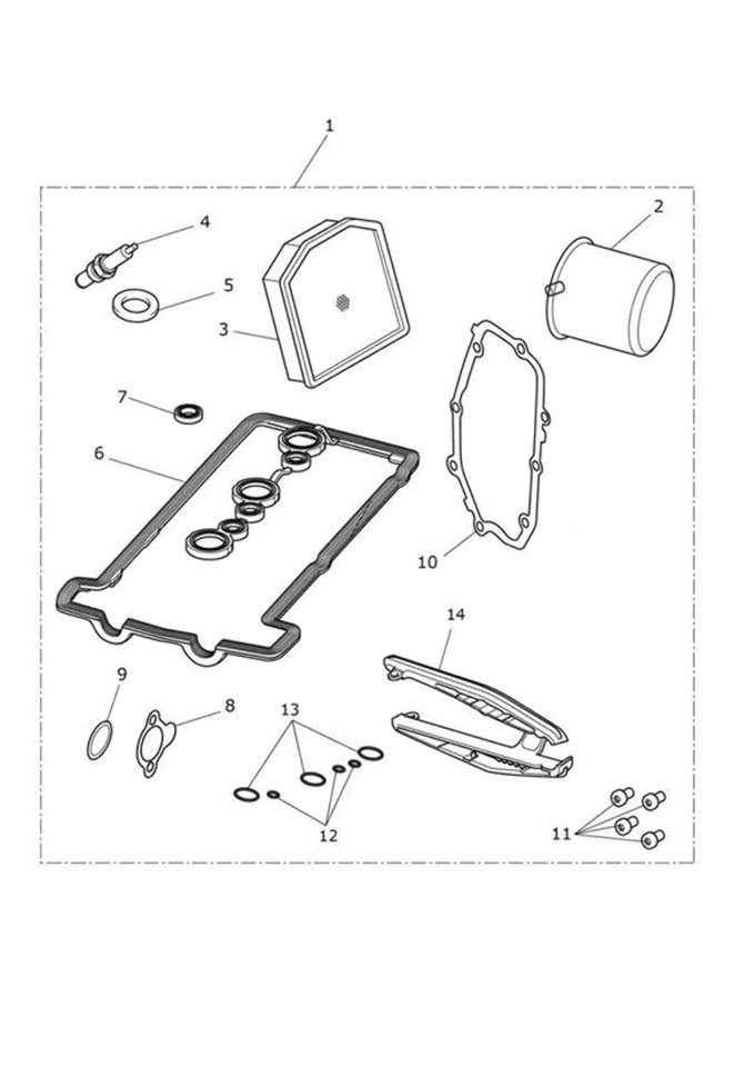 Triumph Tiger 900 & 850 Sport Models Engine Service Kit - T3990129
