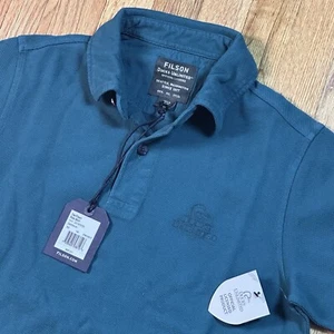 Filson Ducks Unlimited Polo Mens Size XS Green Shirt Activewear Casual NWT $95 - Picture 1 of 7