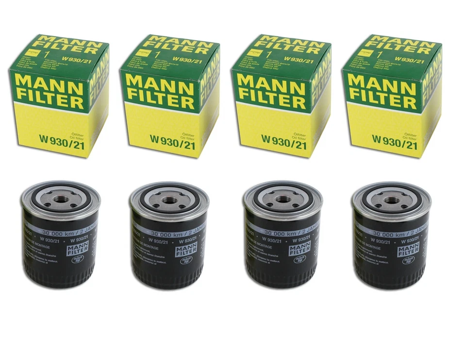 Juego de 4 filtros de aceite de motor giratorios OEM para VW Passat Audi 90 A4 A6 Quattro S4 Foto 1 de 1