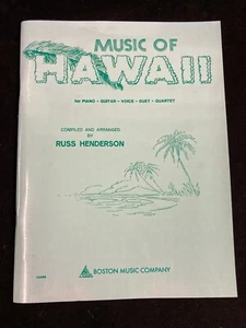 VINTAGE 1960 MUSIC OF HAWAII COMPILED AND ARRANGED BY RUSS HENDERSON - Picture 1 of 4
