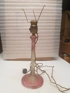Vintage Glass Stem Table Lamp (V) - Picture 1 of 5