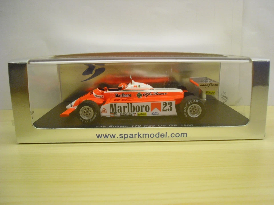 Alfa Romeo 179 US GP 1980 Bruno Giacomelli OVP 1:43 Spark S1791 - Bild 1 von 4