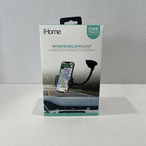 Soporte para teléfono parabrisas iHome ajuste universal lanzamiento con un toque ¡Nuevo! - Imagen 1 de 4