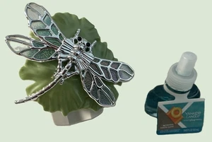 Yankee Candle~DRAGONFLY on LILYPAD ScentPlug Diffuser Light+BY THE POOL REFILL! - Picture 1 of 9