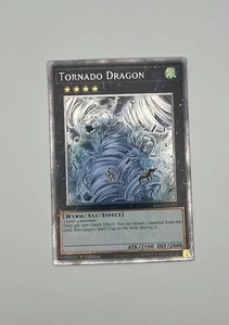 Tornado Dragon (Platinum Secret Rare) RA04-EN289 Quarter Century Stampede 1st... - Picture 1 of 2