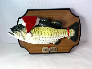GEMMY BIG MOUTH BILLY BASS SINGT FÜR DIE FEIERTAGE WEIHNACHTEN VINTAGE FISCH - Bild 1 von 15