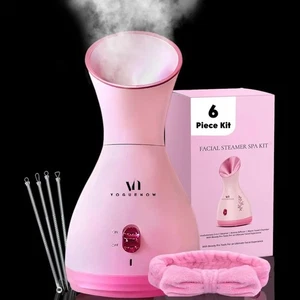 Vaporiera Viso Spa Kit con 6 Strumenti per la Cura della Pelle in Omaggio | Vaporiera Viso per... - Foto 1 di 9