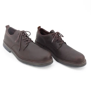Timberland Men's Oxford Dress Shoes Brown Leather Sz 10 Comfort - Picture 1 of 8