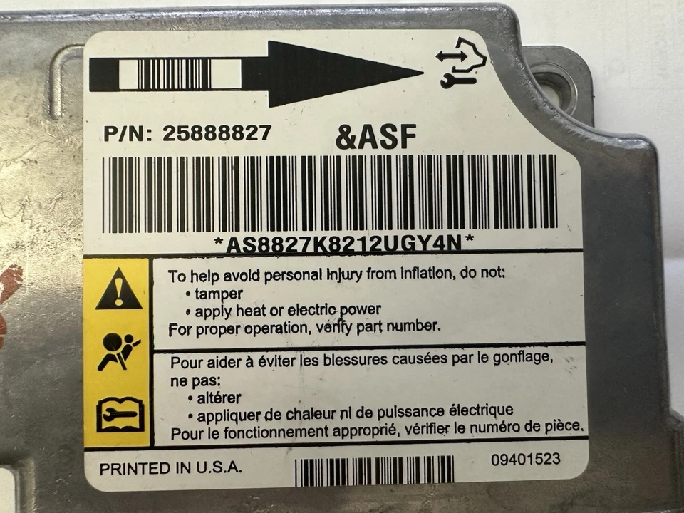 Módulo de retención de aire Hummer H3 258827 Foto 1 de 2