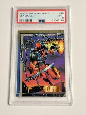 DEADPOOL 1993 Marvel Universe #28 - PSA 9 - Image 1 of 2