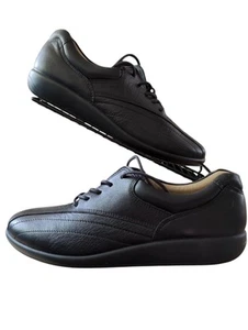 Hotter Tone EXF Women's Comfort Black Leather Trainers Size UK 7..5 EU 41.5 - Picture 1 of 7