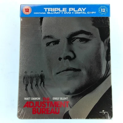The Adjustment Bureau - Blu-ray + DVD - New Sealed - Steelbook - Reg B - Image 1 of 2