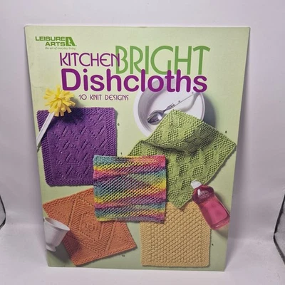 Kitchen Bright Dishcloths: 10 Knit Designs by Leisure Arts - Image 1 of 2