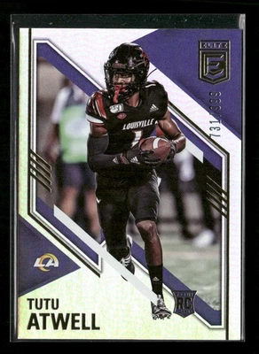 2021 Donruss Elite #131 Tutu Atwell #/999 RC - Image 1 of 2