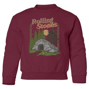 The Stone Was Rolled Away - He Is Alive Easter Youth Crewneck Sweatshirt - Picture 1 of 8