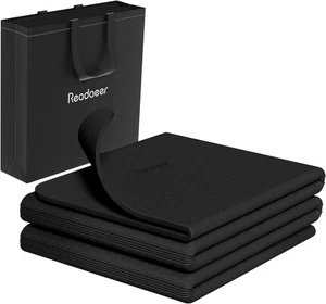 Readaeer faltbare Yogamatte für Reisen faltbar 6 mm dick mit schwarz  - Bild 1 von 7