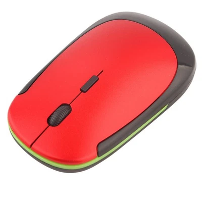 (Red)2.4G Slim Mouse - 1200DPI Wireless Mouse With Automatic Connecting Receiver - Image 1 of 4