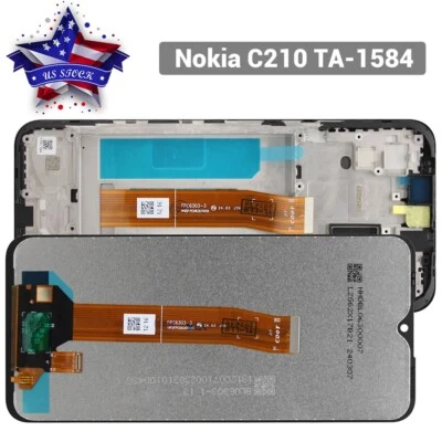 适用于诺基亚 C210 TA-1584 原装液晶显示屏触摸屏数字化仪替换件 — 第 1/4 张图片