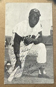 MINNIE MINOSO AUTOGRAPHED JD McCarthy Postcard Cleveland Indians Died 2015 - Picture 1 of 3