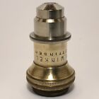 Vintage R. Winkel Gottingen Brass Objective Lens For Microscope