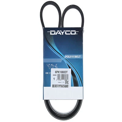 Cinghia Poly-V Dayco Ausiliaria per Citroen DS DS5 Peugeot 3008 508 6PK1080DT - Immagine 1 di 2
