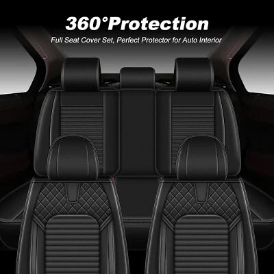 Deluxe Full Set Car Seat Cover PU Leather Protector Pad For VOLVO V70 1998-2010 - Изображение 1 из 4