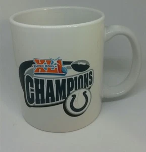 ☆ COFFEE CUP COLTS SUPER BOWL CHAMPIONS FREE SHIPPING - Picture 1 of 7