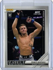 2022 Panini Instant UFC #141 Francis Marshall Novato Tarjeta de radiocontrol - ¡Solo 136 fabricados! - Imagen 1 de 2