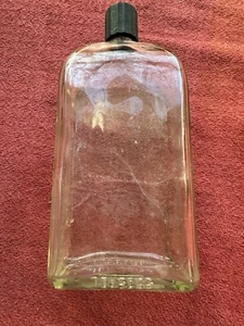 Vintage Glas Jergens Lotion Flasche schwarz Bakelit Kappe 7 Zoll hoch perfekte Co - Bild 1 von 12