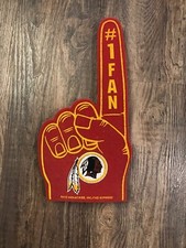Vintage NFL Washington Redskins Foam Finger Tag Express Rico Industries #1 Fan